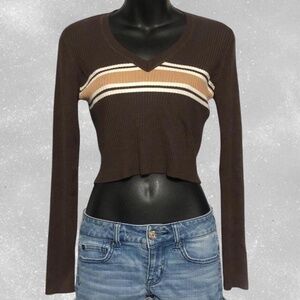 SWS Preppy V-Neck Long Sleeve